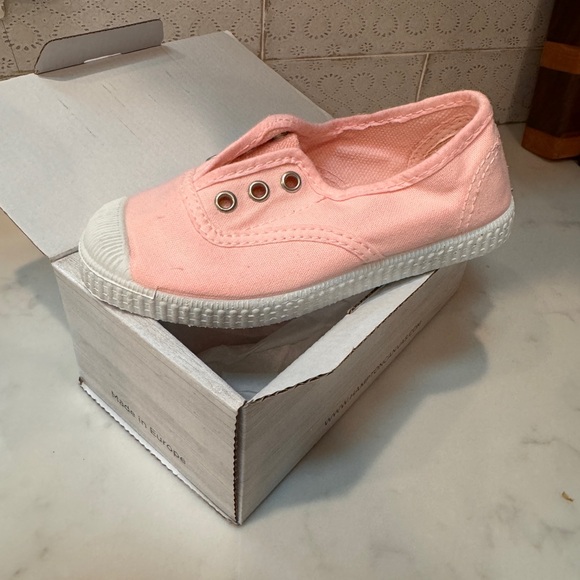 Pale pink Hampton Canvas girls shoes - Picture 4 of 5